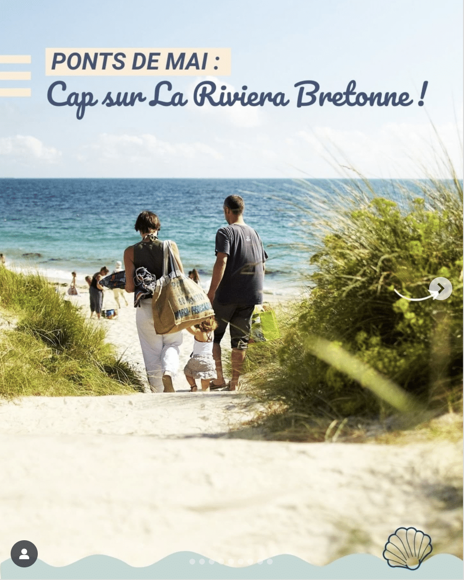 Capture d'écran d'une publication Instagram 
