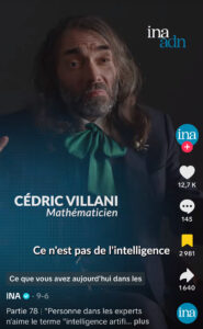 Pour Cédric Villani, ce que proposent les IA n'est pas de l'intelligence mais des formules mathématiques